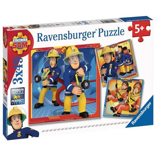 Ravensburger puzzel Onze held Sam - 3x49 stukjes - kinderpuzzel