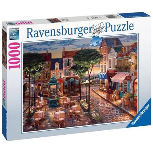 Ravensburger puzzel Geschilderd Parijs - Legpuzzel - 1000 stukjes