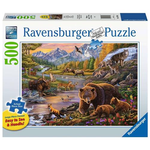 Ravensburger puzzel Wildernis - Legpuzzel - 500 stukjes