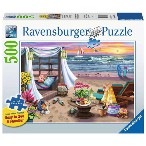 Ravensburger puzzel Strandavond - Legpuzzel - 500 stukjes