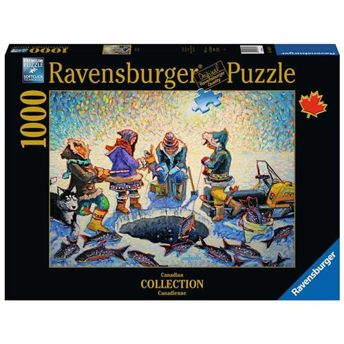 Ravensburger puzzel Canadian Collection IJsvissen - Legpuzzel - 1000 stukjes