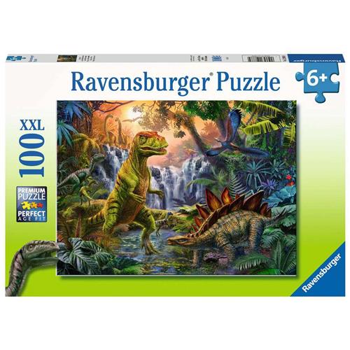 Ravensburger puzzel Oase van dinosauriÃ«rs - Legpuzzel - 100 stukjes