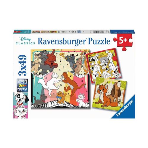 Ravensburger puzzel Disney Multiproperty - 3x49 stukjes - kinderpuzzel