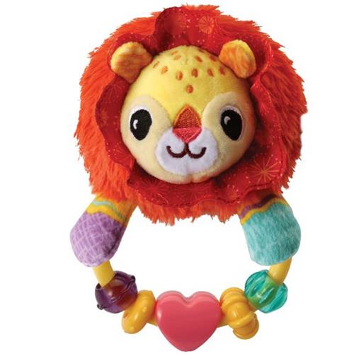 VTech Dierenvriendjes Rammelaar Leeuw - Baby Speelgoed - Bijting - Educatief Baby Speelgoed - Van 3 tot 12 Maanden