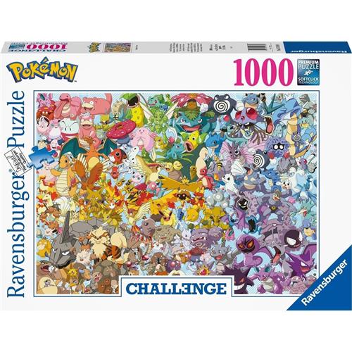 Ravensburger puzzel PokÃ©mon Challenge - Legpuzzel - 1000 stukjes