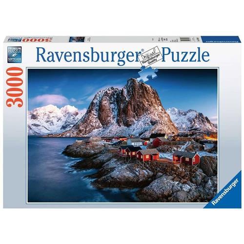 Ravensburger puzzel Hamnoy, Lofoten - legpuzzel - 3000 stukjes
