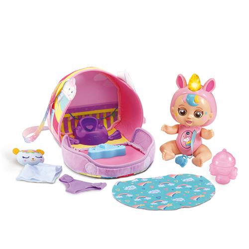 VTech Little Love Lilou Gaat Overal Naar Toe  Educatief Speelgoed  met Schattige Tas & Baby Bedje  Van 1 tot 6 jaar