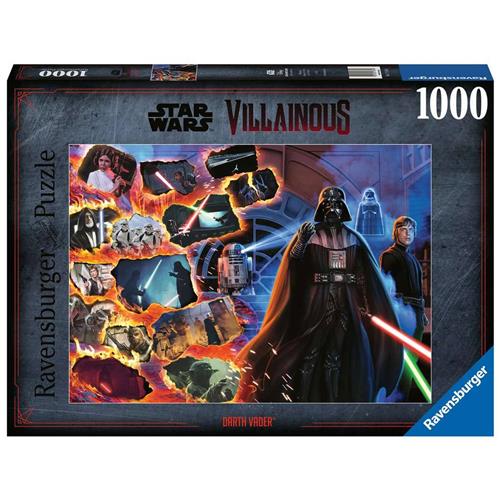 Ravensburger puzzel Star Wars Villainous: Darth Vader - Legpuzzel - 1000 stukjes