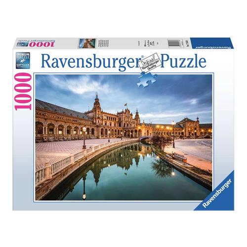 Ravensburger puzzel Spanish landscapes: WT: Sevilla - Legpuzzel - 1000 stukjes