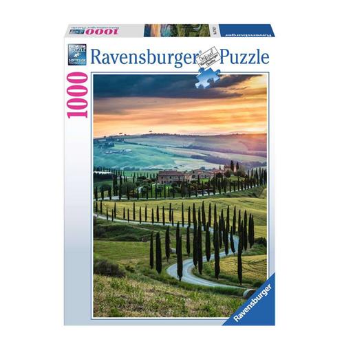 Ravensburger puzzel Italian landscapes: Val d'Orcia, Tuscany - Legpuzzel - 1000 stukjes