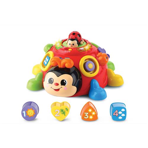 VTech Baby Vrolijke Vormenkever - Cadeau - Educatief Speelgoed - Activity Center - 1 tot 3 Jaar