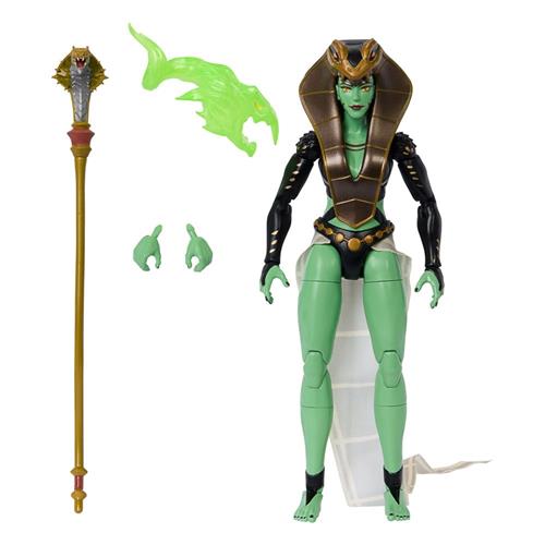 Mattel Masters Of The Universe: Revolution Masterverse Action Snake Sorceress Teela 18 Cm Figuur Groen