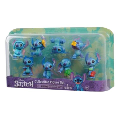 Disney Stitch - Set van 8 Speelfiguren