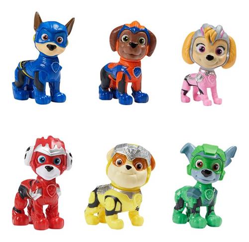 PAW Patrol The Mighty Movie - Speelfiguren Cadeaupakket met 6 verzamelbare actiefiguren
