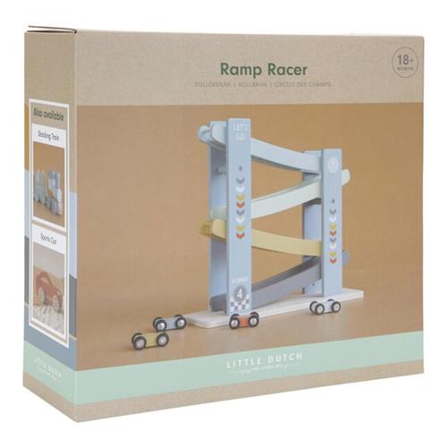 Little Dutch Rollerbaan Autobaan - Blauw FSC