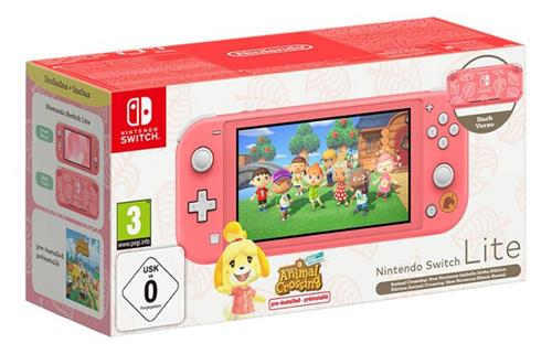 Nintendo Switch Lite - Animal Crossing: New Horizons Bundel - Roze