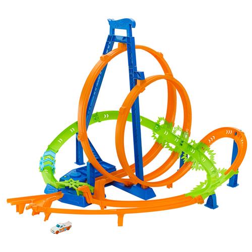 Hot Wheels Baanset met 1 Hot Wheels auto HMC03
