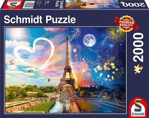 Schmidt Parijs, Dag en Nacht, 2000 stukjes - Puzzel - 12+