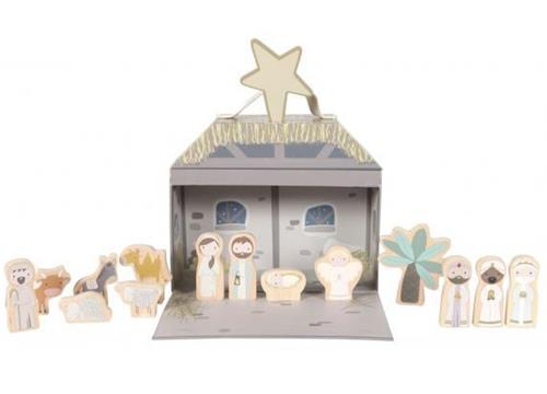 Little Dutch Speelkoffer Kerststal Kerst - Vanaf 18 maanden