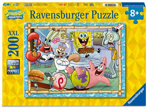 Kinderpuzzle 200 XXL Teile - Spongebob - Neue Abenteuer in Bikini Bottom