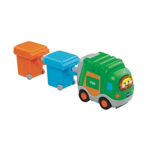 VTech Toet Toet Auto's Vigo Vuilniswagen - Cadeau - Educatief Baby Speelgoed - Speelgoed Auto - 1 tot 5 Jaar