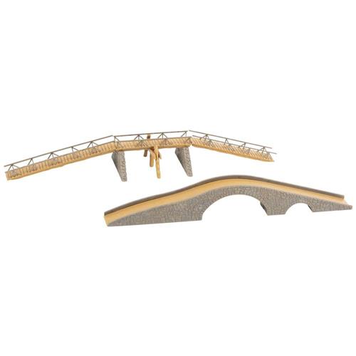 Faller - 1:87 Voetgangersbruggen 2 St. (2/22) *fa120526 - modelbouwsets, hobbybouwspeelgoed voor kinderen, modelverf en accessoires