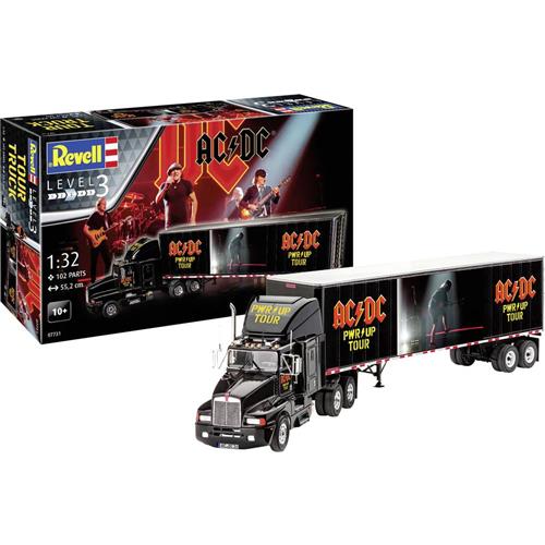 1:32 Revell 07731 AC/DC Tour Truck en Trailer Power UP Plastic Modelbouwpakket