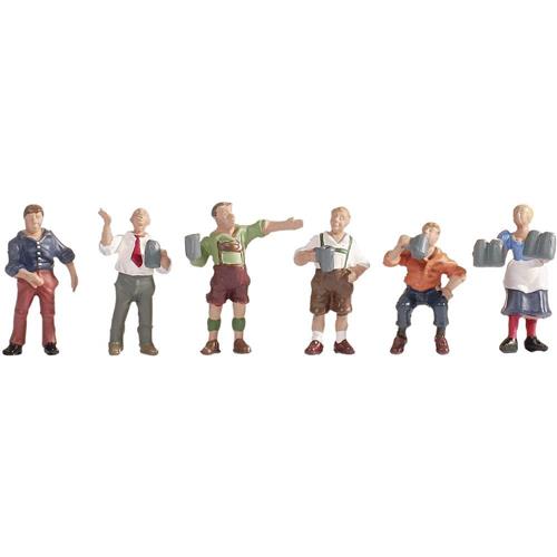 NOCH 15558 H0 Stamtafel figuren Geverfd, Staand