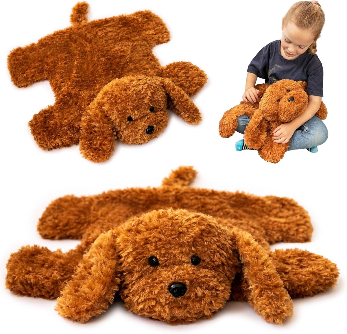 Equivera Verzwaringsknuffel - Verzwaarde Knuffel - Anxiety Knuffel - Kalmerende Knuffel - Verzwaringskussen