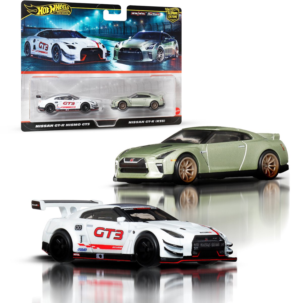 Hot Wheels Premium Car Culture et Van 2 - Nissan GT-R Nismo GT3 en
