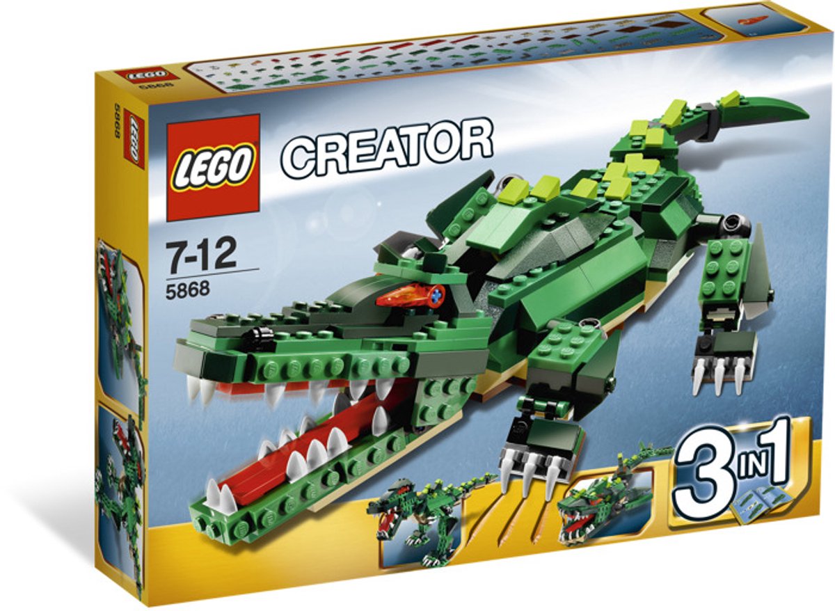 LEGO Creator 3 in 1 Ferocious Creatures 5868 - Speelgoedwinkel