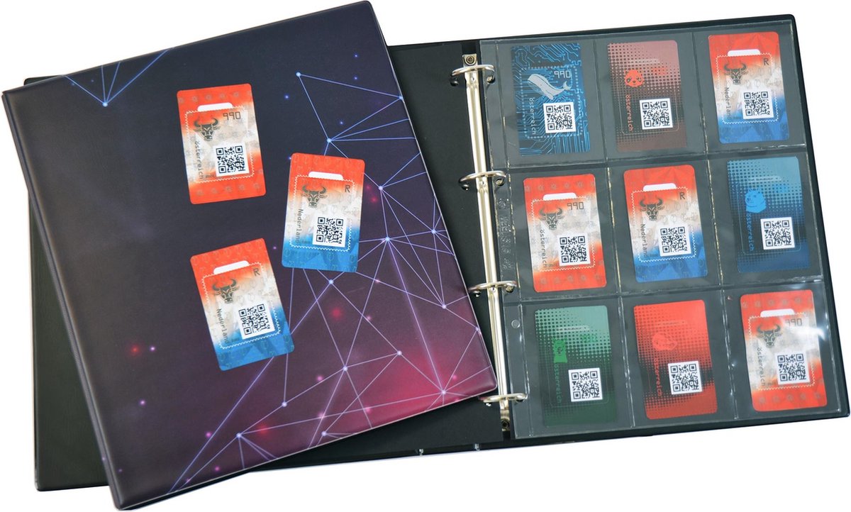 Hartberger Crypto NFT album voor cryptopostzegels - blockchain - zegels -  postzegels - verzamelalbum - sparen - verzamelen - Cryptocurrency - PostNL  - Speelgoedwinkel