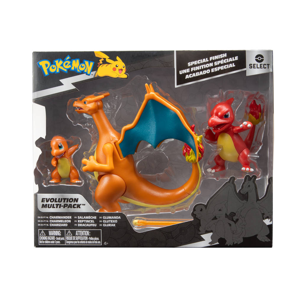 Pokémon Evolution Multi Set - Charmander, Charmeleon en Charizard ...